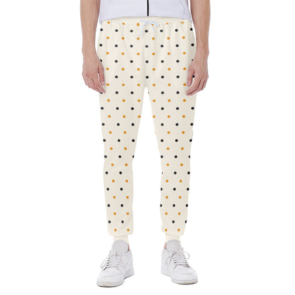Halloween Polka Dot Pattern Print Scuba Joggers