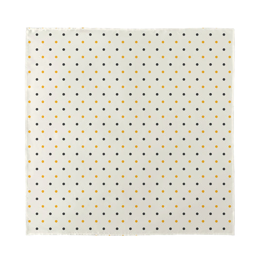 Halloween Polka Dot Pattern Print Silk Bandana