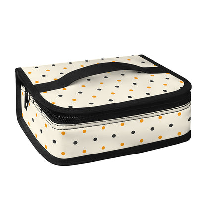 Halloween Polka Dot Pattern Print Small Lunch Bag