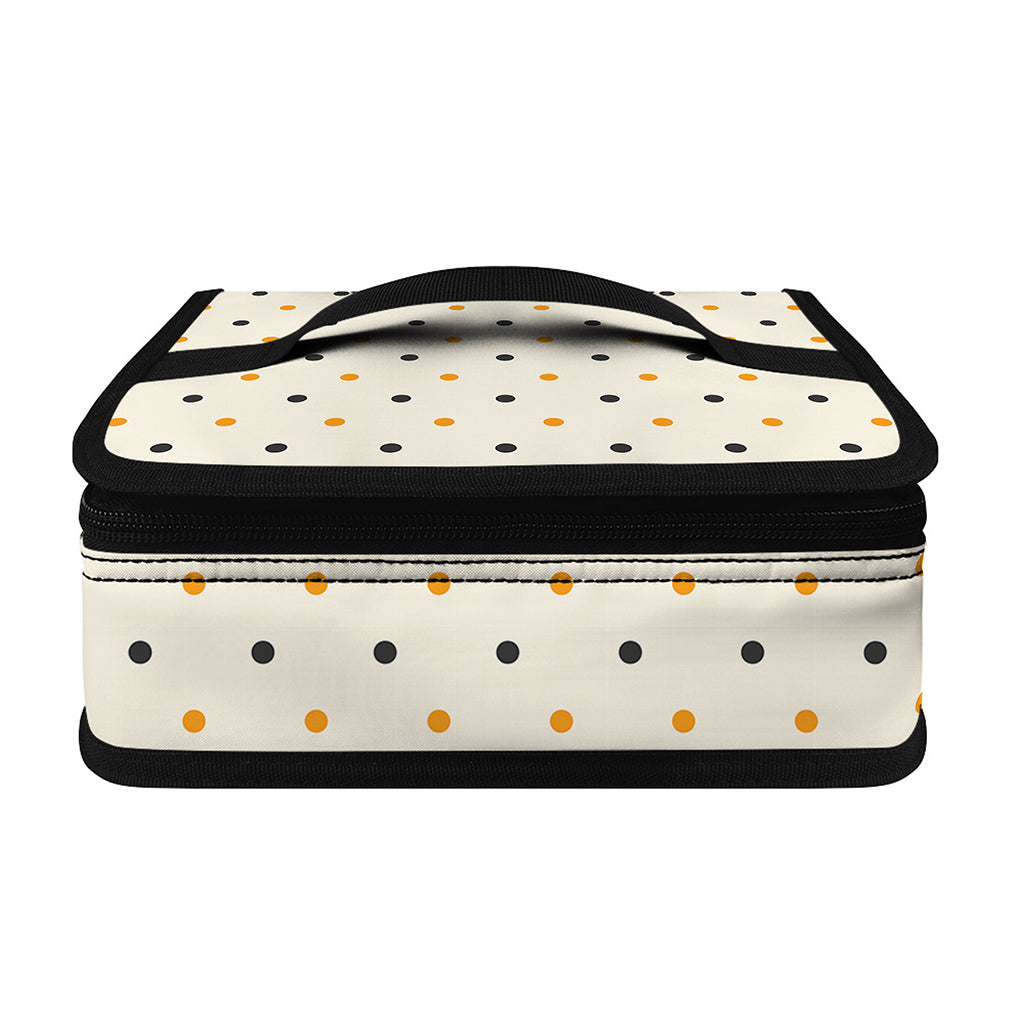 Halloween Polka Dot Pattern Print Small Lunch Bag