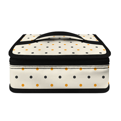 Halloween Polka Dot Pattern Print Small Lunch Bag