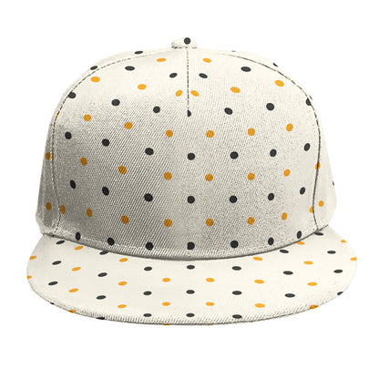 Halloween Polka Dot Pattern Print Snapback Cap