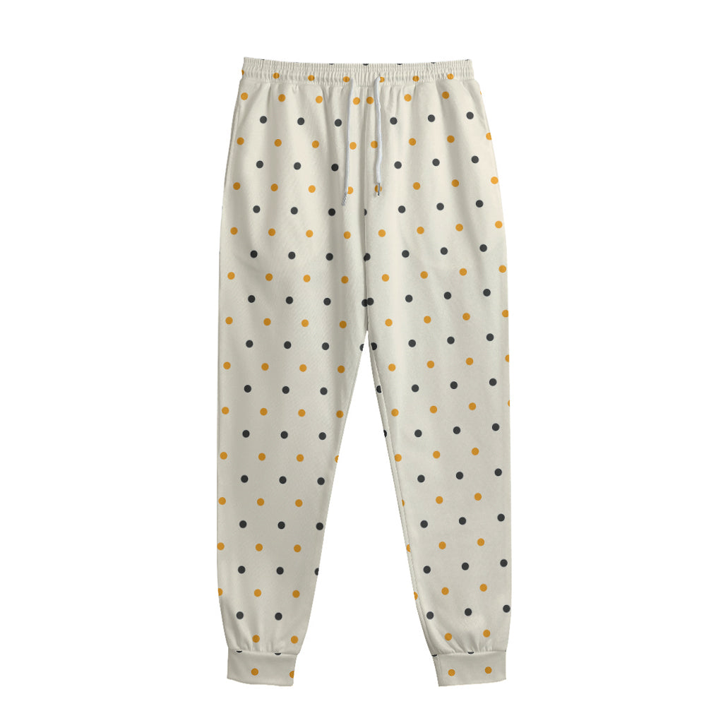 Halloween Polka Dot Pattern Print Sweatpants