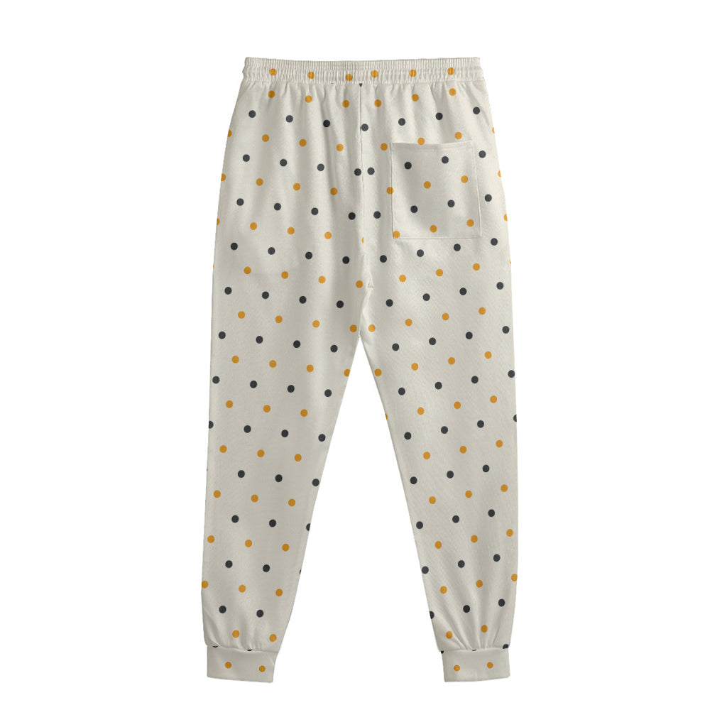 Halloween Polka Dot Pattern Print Sweatpants
