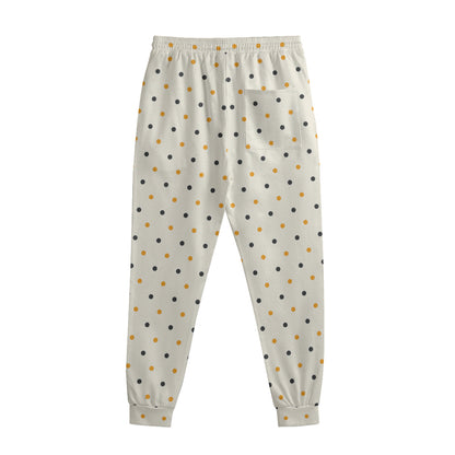 Halloween Polka Dot Pattern Print Sweatpants