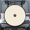 Halloween Polka Dot Pattern Print Tire Cover With Camera Hole