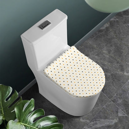 Halloween Polka Dot Pattern Print Toilet Lid Cover