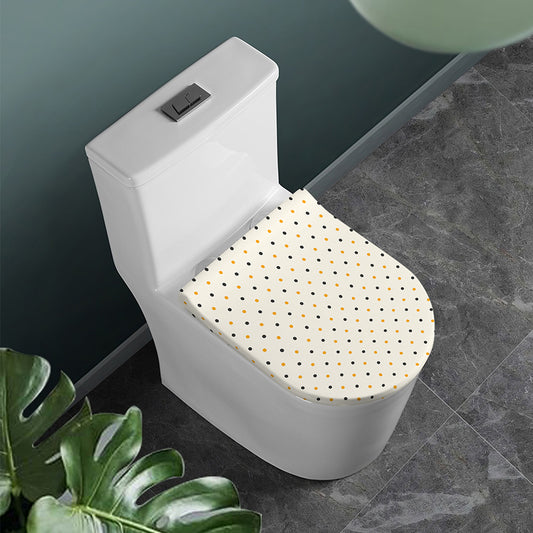 Halloween Polka Dot Pattern Print Toilet Lid Cover