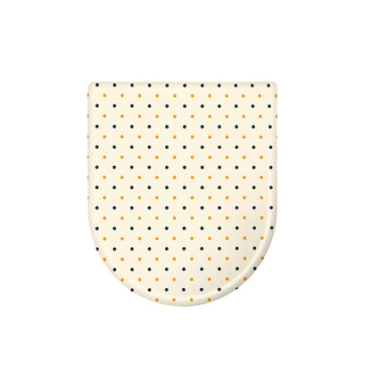 Halloween Polka Dot Pattern Print Toilet Lid Cover