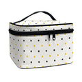 Halloween Polka Dot Pattern Print Travel Makeup Bag