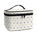 Halloween Polka Dot Pattern Print Travel Makeup Bag