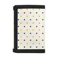 Halloween Polka Dot Pattern Print Trifold Wallet