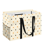 Halloween Polka Dot Pattern Print Utility Tote Bag