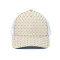 Halloween Polka Dot Pattern Print White Mesh Trucker Hat