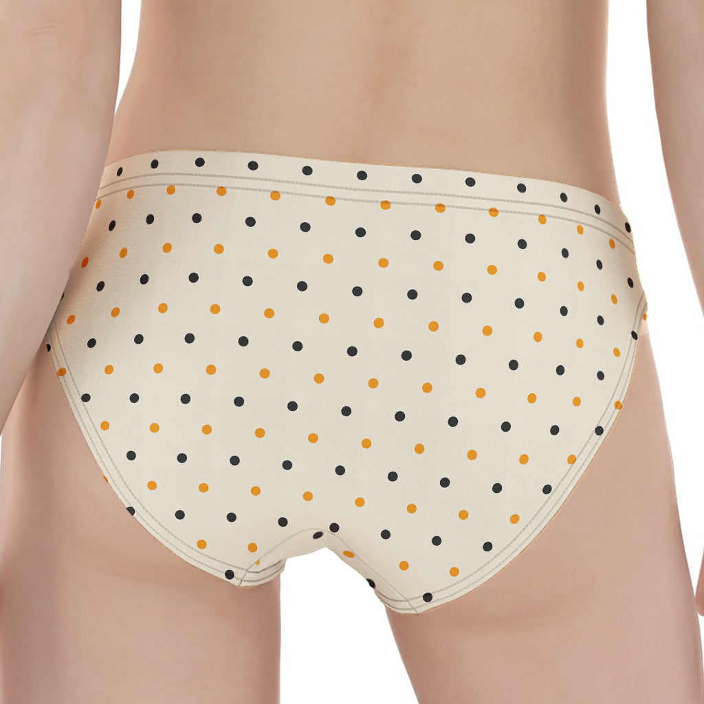 Halloween Polka Dot Pattern Print Women's Panties