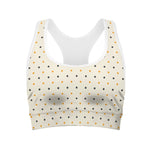 Halloween Polka Dot Pattern Print Women's Sports Bra