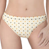 Halloween Polka Dot Pattern Print Women's Thong