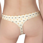 Halloween Polka Dot Pattern Print Women's Thong