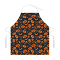 Halloween Pumpkin And Bat Pattern Print Adjustable Apron