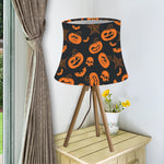 Halloween Pumpkin And Bat Pattern Print Bell Lamp Shade