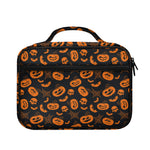 Halloween Pumpkin And Bat Pattern Print Briefcase Bible Bag