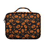 Halloween Pumpkin And Bat Pattern Print Briefcase Bible Bag