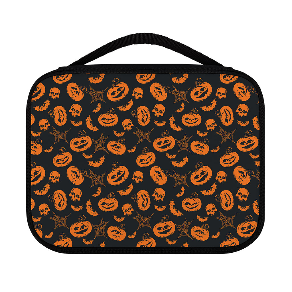Halloween Pumpkin And Bat Pattern Print Classic Bible Case