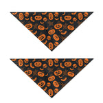 Halloween Pumpkin And Bat Pattern Print Dog Bandana