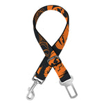 Halloween Pumpkin And Bat Pattern Print Dog Seat Belt