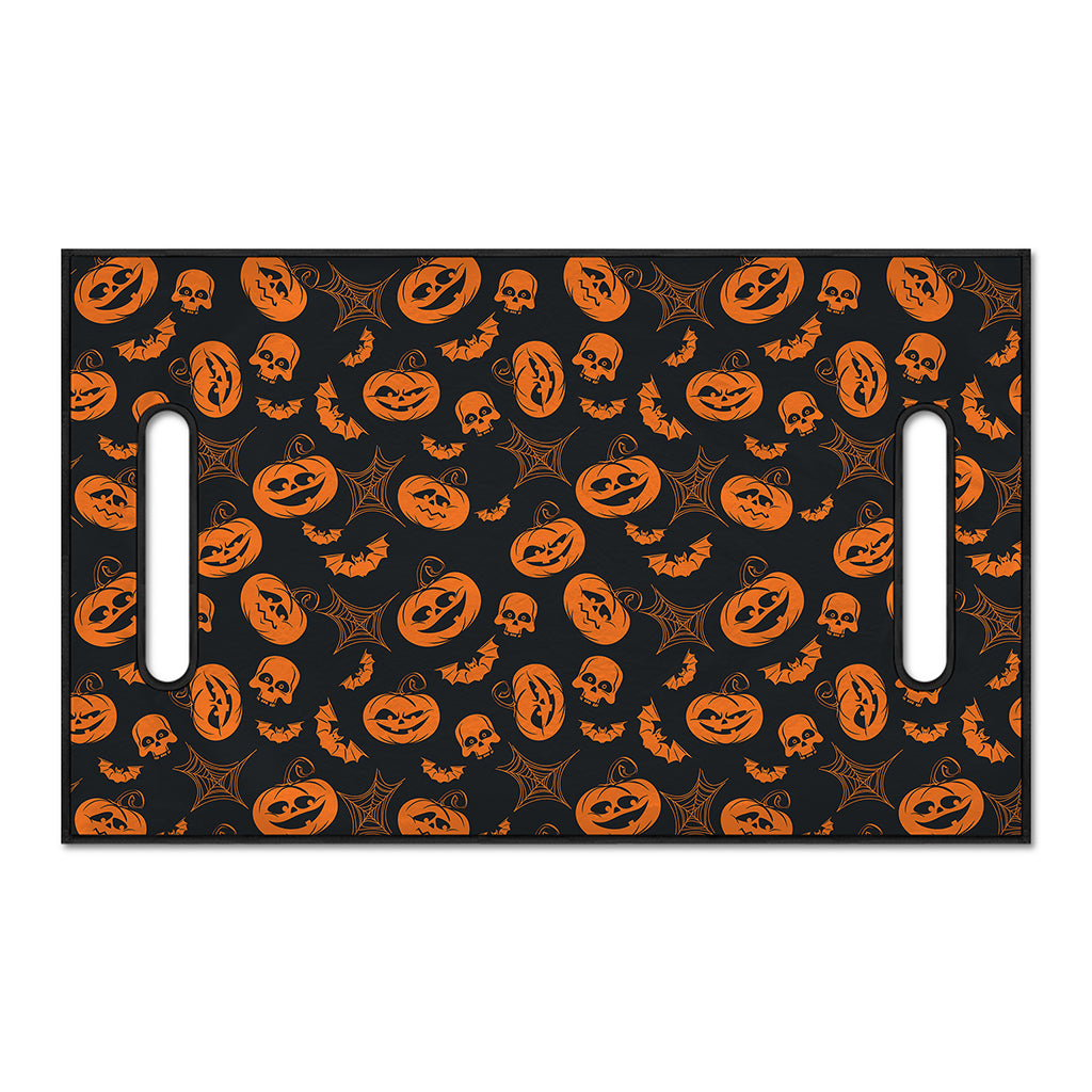 Halloween Pumpkin And Bat Pattern Print Golf Cart Seat Cover