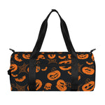 Halloween Pumpkin And Bat Pattern Print Gym Bag