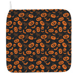 Halloween Pumpkin And Bat Pattern Print Hand Towel