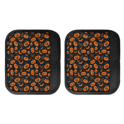Halloween Pumpkin And Bat Pattern Print Handle Covers