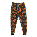 Halloween Pumpkin And Bat Pattern Print Jogger Pants
