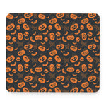 Halloween Pumpkin And Bat Pattern Print Mouse Pad