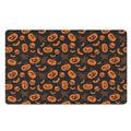 Halloween Pumpkin And Bat Pattern Print Polyester Doormat