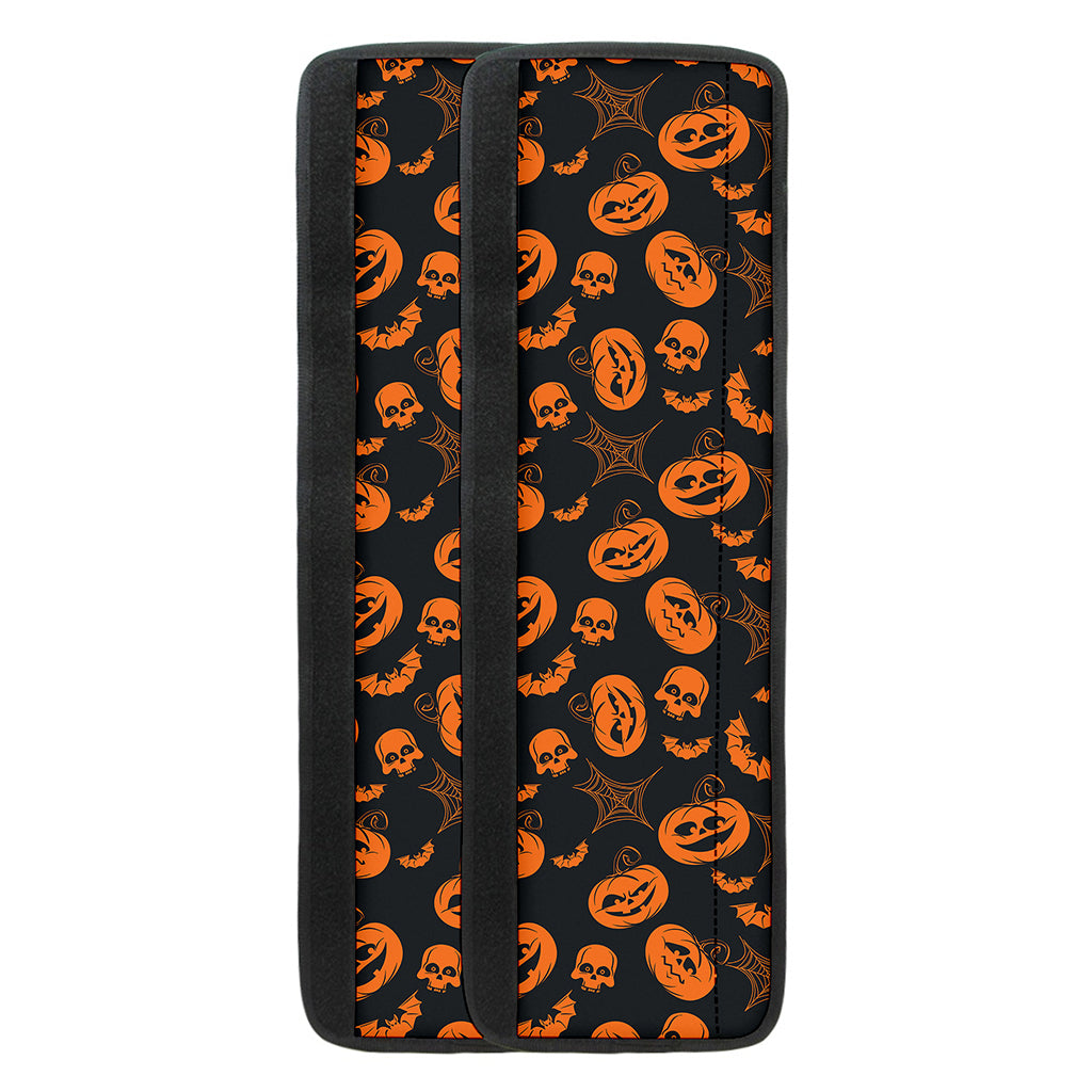 Halloween Pumpkin And Bat Pattern Print Refrigerator Handle Covers
