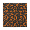 Halloween Pumpkin And Bat Pattern Print Silk Bandana