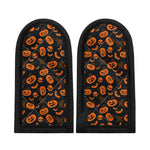 Halloween Pumpkin And Bat Pattern Print Skillet Handle Cover