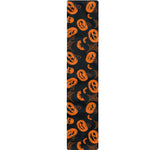Halloween Pumpkin And Bat Pattern Print Table Runner