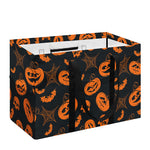 Halloween Pumpkin And Bat Pattern Print Utility Tote Bag