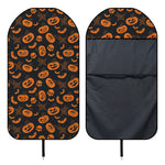 Halloween Pumpkin And Bat Pattern Print Waterproof Car Seat Cover