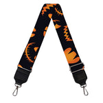 Halloween Pumpkin Faces Pattern Print Bag Strap