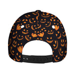 Halloween Pumpkin Faces Pattern Print Baseball Cap