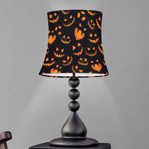 Halloween Pumpkin Faces Pattern Print Bell Lamp Shade