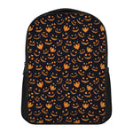 Halloween Pumpkin Faces Pattern Print Casual Backpack