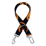 Halloween Pumpkin Faces Pattern Print Dog Seat Belt