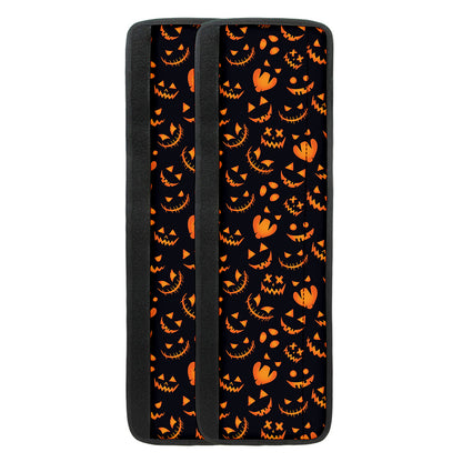Halloween Pumpkin Faces Pattern Print Refrigerator Handle Covers
