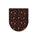 Halloween Pumpkin Faces Pattern Print Toilet Lid Cover