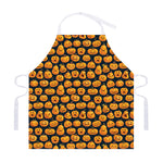 Halloween Pumpkin Jack-O'-Lantern Print Adjustable Apron